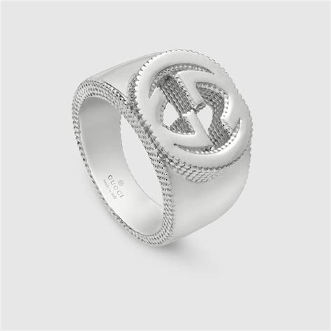 ag 925 ring gucci|gucci interlocking rings.